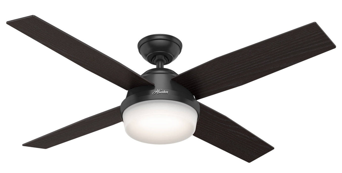 Hunter 52" Dempsey Ceiling Fan with LED Light Kit and Handheld Remote