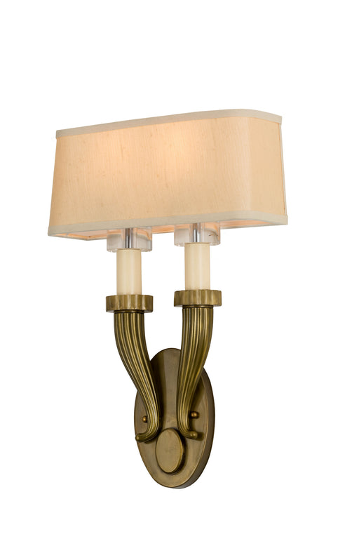 Meyda Tiffany - 169041 - Two Light Wall Sconce - Bancroft - Timeless Bronze