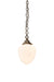 Meyda Tiffany - 180901 - One Light Pendant - Lancaster - Antique Nickel