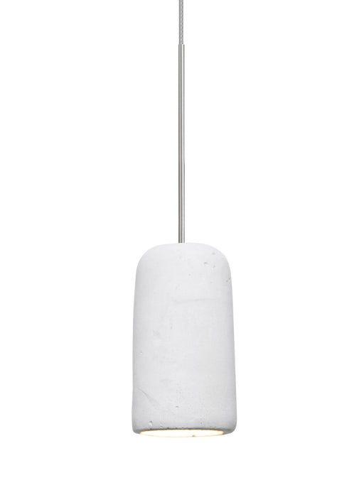 Besa - 1XT-GLIDEWH-LED-SN - One Light Pendant - Glide - Satin Nickel