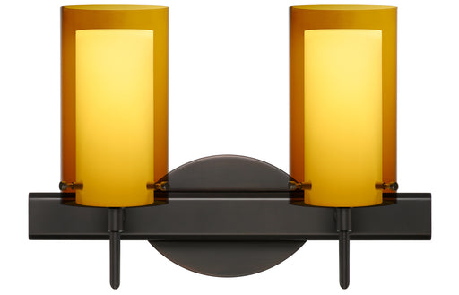 Besa - 2SW-G44007-BR - Two Light Wall Sconce - Pahu - Bronze