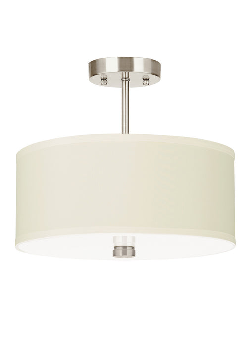 Generation Lighting - 77262EN3-962 - Two Light Semi-Flush Convertible Pendant - Dayna - Brushed Nickel
