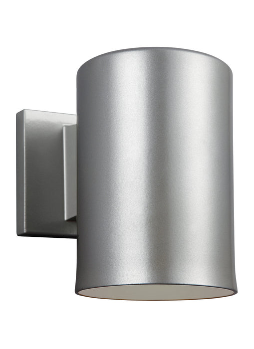 Generation Lighting - 8313801EN3-753 - One Light Outdoor Wall Lantern - Outdoor Cylinders - Painted Brushed Nickel