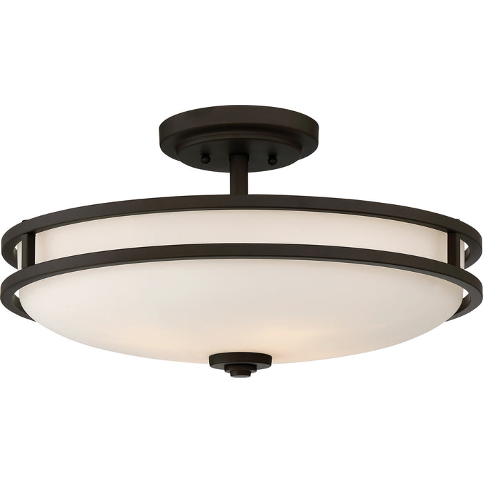 Four Light Semi-Flush Mount from the Cadet collection in Old Bronze finish