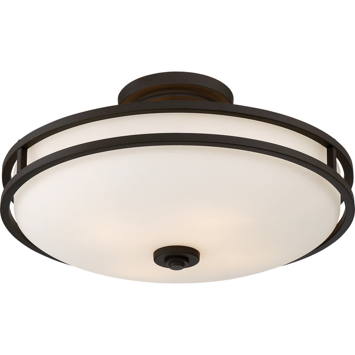 Four Light Semi-Flush Mount from the Cadet collection in Old Bronze finish