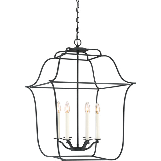 Quoizel - GLY5206BA - Six Light Foyer Pendant - Gallery - Royal Ebony