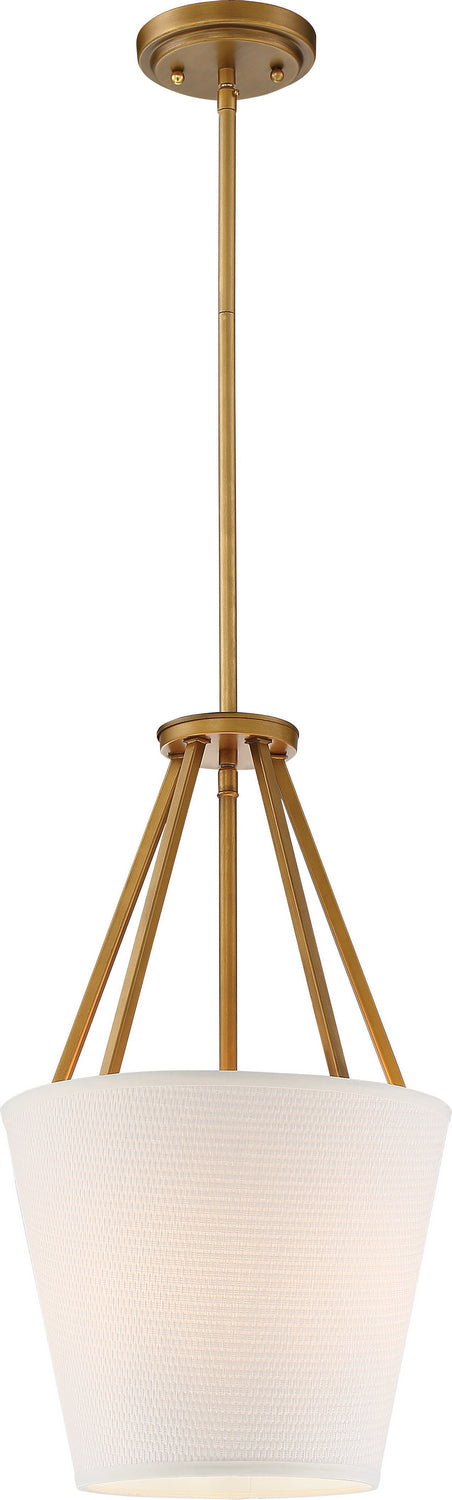 Nuvo Lighting - 60-5842 - Three Light Pendant - Seneca - Natural Brass