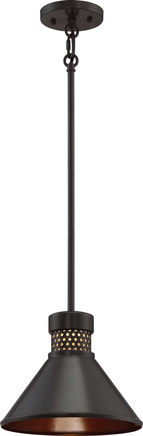 Nuvo Lighting - 62-856 - LED Pendant - Doral - Dark Bronze / Copper Accent