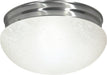 Nuvo Lighting - SF76-677 - Two Light Flush Mount - Brushed Nickel