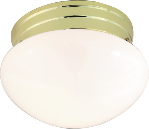 Nuvo Lighting - SF77-059 - One Light Flush Mount - Polished Brass