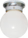 Nuvo Lighting - SF77-110 - One Light Flush Mount - Polished Brass