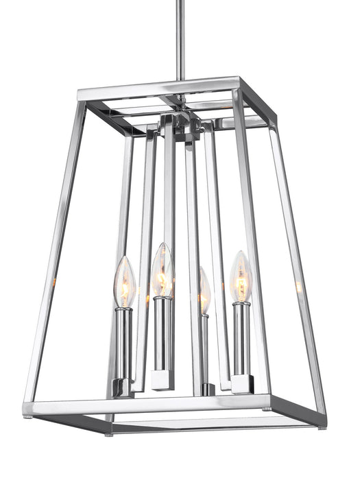 Four Light Lantern from the Conant collection in Chrome finish