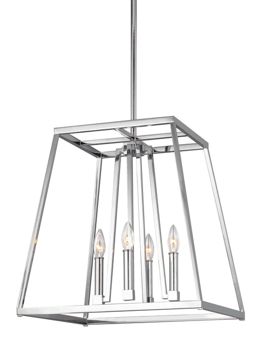 Four Light Lantern from the Conant collection in Chrome finish