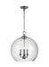Generation Lighting - F3155/3CH - Three Light Pendant - LAWLER - Chrome