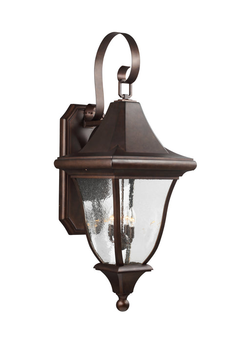 Generation Lighting - OL13103PTBZ - Four Light Outdoor Wall Lantern - OAKMONT - Patina Bronze