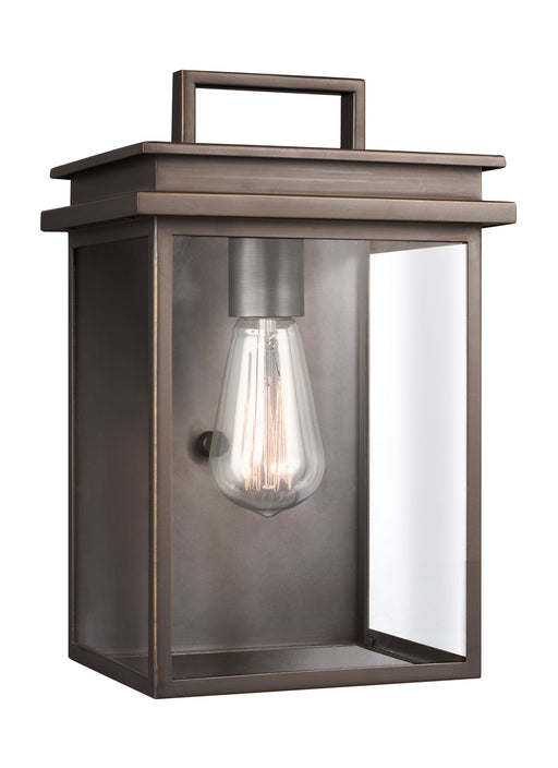 Generation Lighting - OL13601ANBZ - One Light Outdoor Wall Lantern - GLENVIEW - Antique Bronze