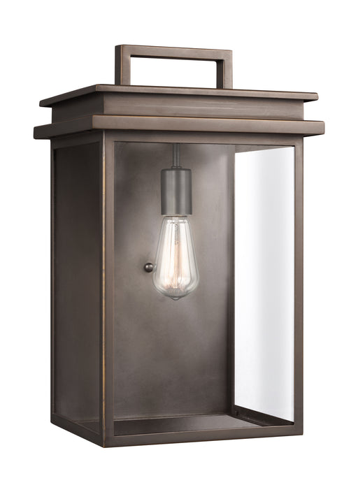 Generation Lighting - OL13603ANBZ - One Light Outdoor Wall Lantern - GLENVIEW - Antique Bronze