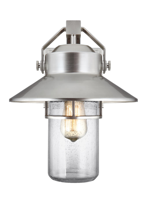 One Light Lantern from the Boynton collection in Painted Brushed Steel finish