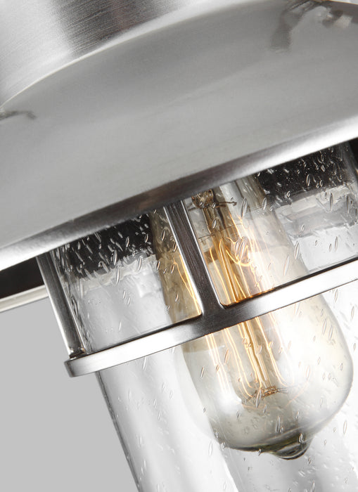 One Light Lantern from the Boynton collection in Painted Brushed Steel finish