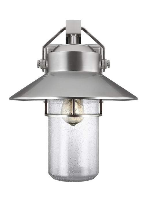 One Light Lantern from the Boynton collection in Painted Brushed Steel finish