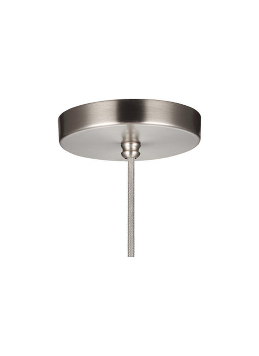One Light Mini-Pendant from the DOYLE collection in Satin Nickel finish