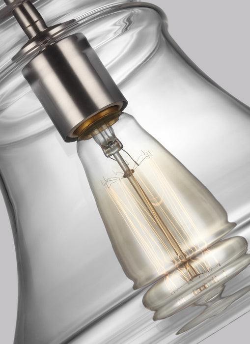 One Light Mini-Pendant from the DOYLE collection in Satin Nickel finish