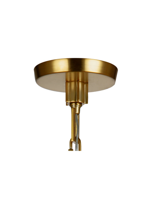 One Light Pendant from the Elmore collection in Burnished Brass finish