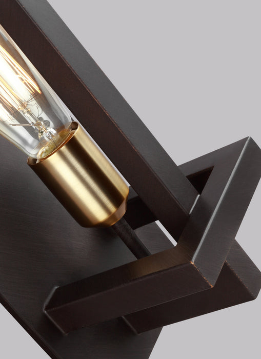 One Light Wall Sconce from the FINNEGAN collection in New World Bronze finish