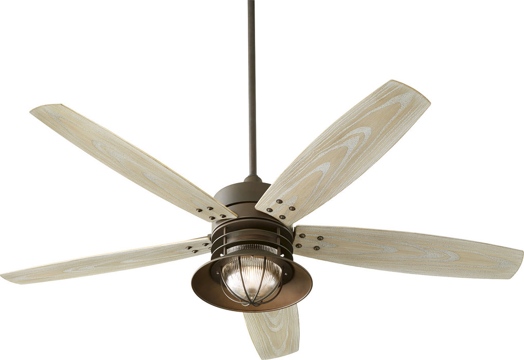 60``Patio Fan from the Portico collection in Oiled Bronze finish