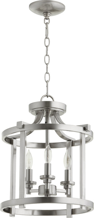 Quorum - 2817-13-65 - Three Light Dual Mount - Lancaster - Satin Nickel