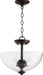 Quorum - 2840-14-86 - Four Light Dual Mount - Oiled Bronze w/ Clear/Seeded