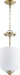 Quorum - 2911-8-80 - Three Light Dual Mount - Richmond - Aged Brass