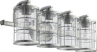Quorum - 5364-4-7 - Four Light Vanity - Ellis - Tumbled Steel