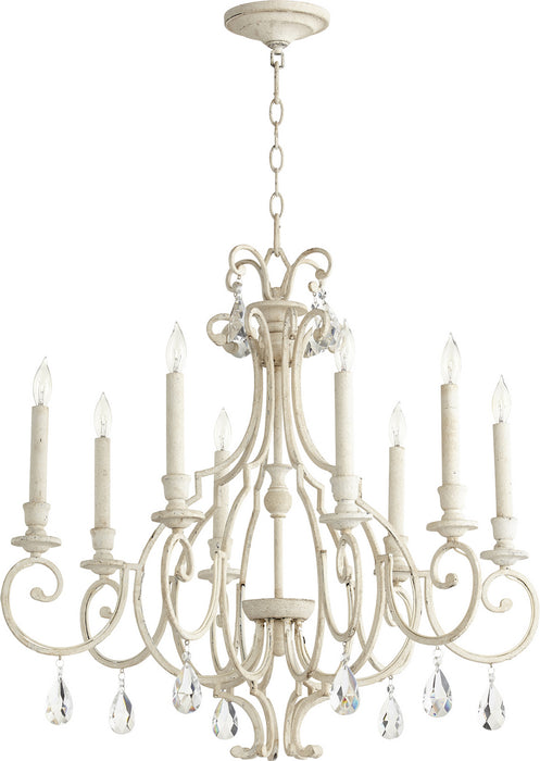 Quorum - 6014-8-70 - Eight Light Chandelier - Ansley - Persian White