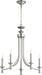 Quorum - 6022-5-65 - Five Light Chandelier - Rossington - Satin Nickel