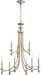 Quorum - 6022-9-160 - Nine Light Chandelier - Rossington - Aged Silver Leaf