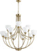 Quorum - 6059-12-80 - 12 Light Chandelier - Enclave - Aged Brass