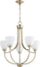Quorum - 6059-5-60 - Five Light Chandelier - Enclave - Aged Silver Leaf