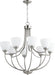 Quorum - 6059-8-65 - Eight Light Chandelier - Enclave - Satin Nickel