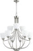 Quorum - 6059-9-65 - Nine Light Chandelier - Enclave - Satin Nickel