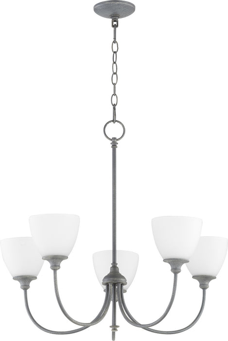 Quorum - 6109-5-17 - Five Light Chandelier - Celeste - Zinc