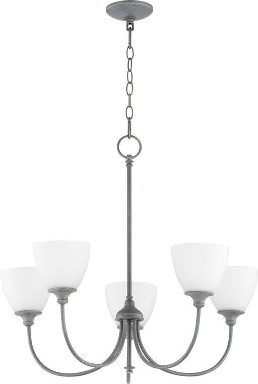 Quorum - 6109-5-17 - Five Light Chandelier - Celeste - Zinc