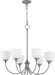 Quorum - 6109-6-17 - Six Light Chandelier - Celeste - Zinc