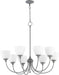 Quorum - 6109-8-17 - Eight Light Chandelier - Celeste - Zinc