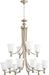 Quorum - 6122-12-60 - 12 Light Chandelier - Rossington - Aged Silver Leaf