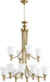 Quorum - 6122-12-80 - 12 Light Chandelier - Rossington - Aged Brass