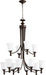 Quorum - 6122-12-86 - 12 Light Chandelier - Rossington - Oiled Bronze