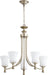 Quorum - 6122-5-60 - Five Light Chandelier - Rossington - Aged Silver Leaf