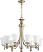 Quorum - 6122-9-60 - Nine Light Chandelier - Rossington - Aged Silver Leaf