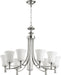 Quorum - 6122-9-62 - Nine Light Chandelier - Rossington - Polished Nickel